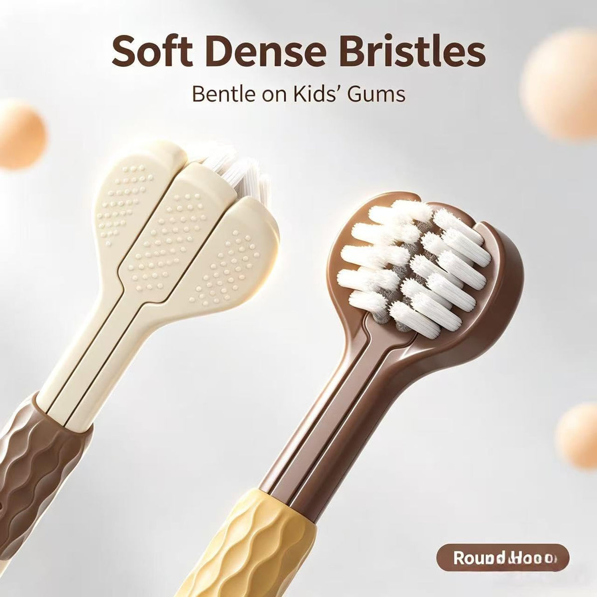 Kids Toothbrush 6 Pack | Cute Bear Design, Soft Bristles, Easy-Grip | Smilvy
