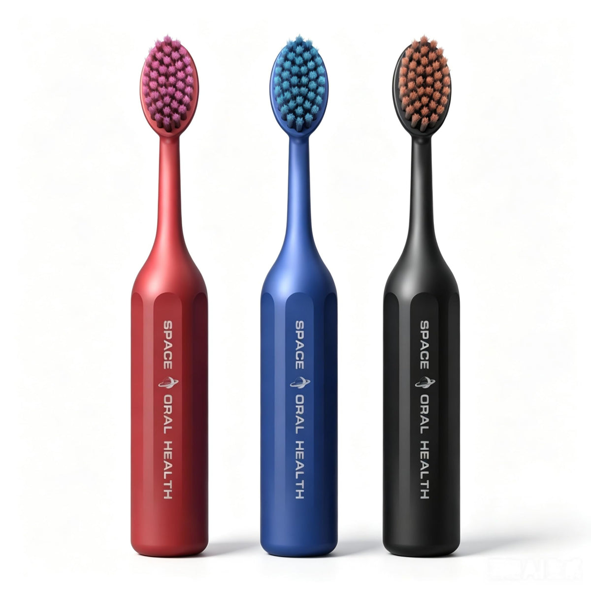 Kids Toothbrush 3 Pack | Space Theme, Soft Bristles | Smilvy