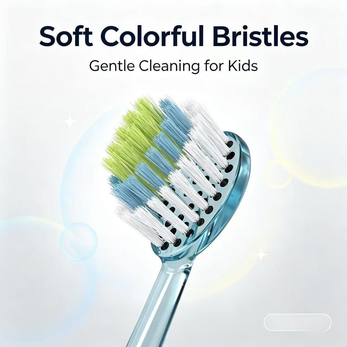 Kids Toothbrush Set 5 Pack | Sparkly Crystal Handles, Soft Bristles | Smilvy