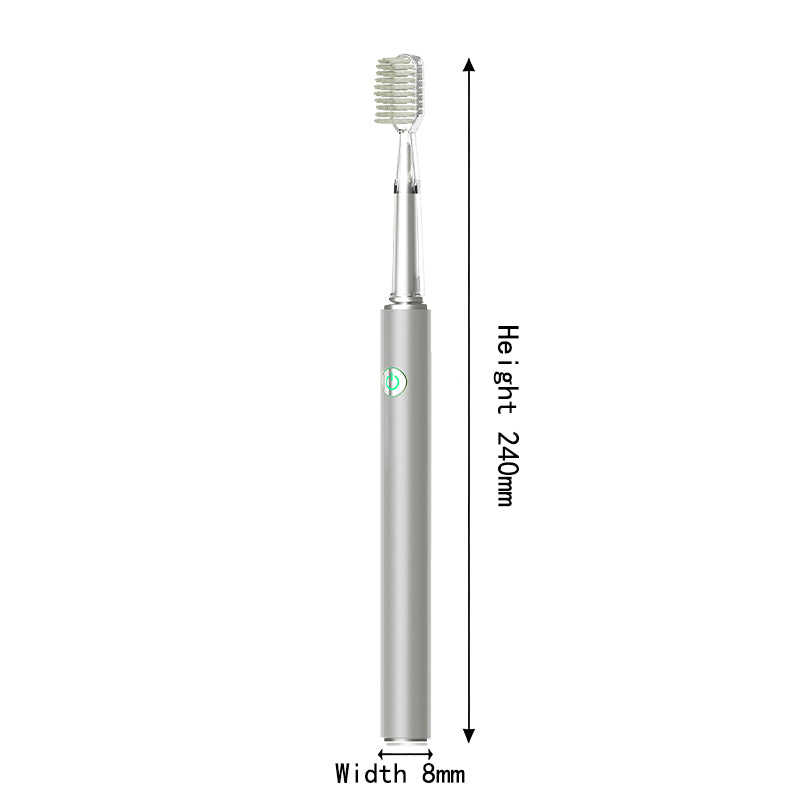 Ultrasonic Electric Toothbrush | Aerospace Metal Body | IPX7 Waterproof | 4 Brush Heads