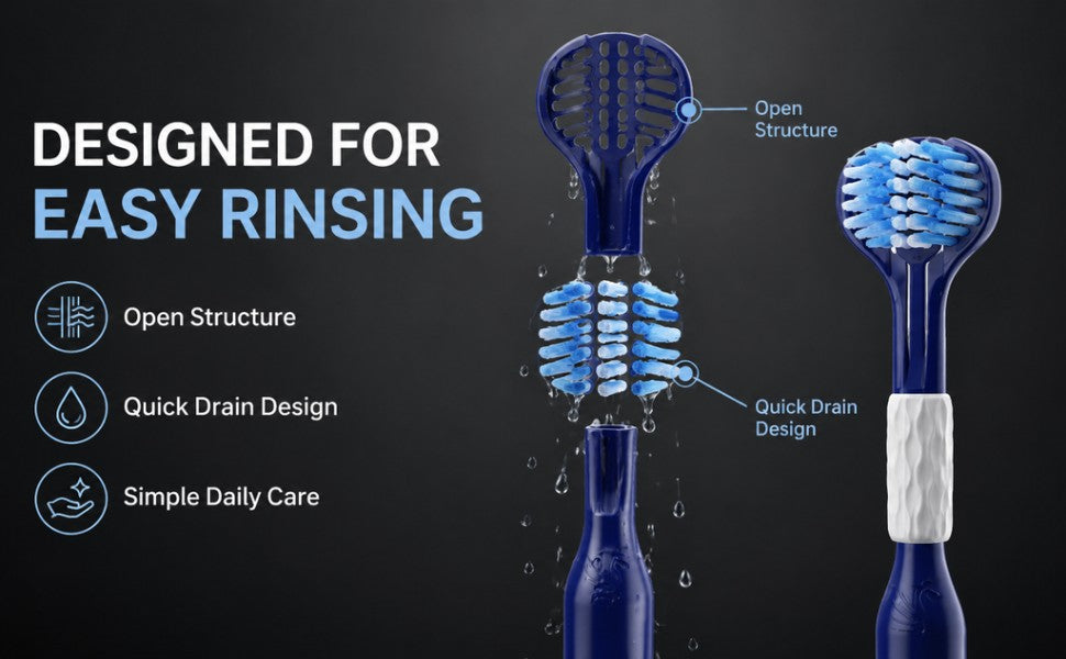 3D Three-Sided Toothbrush | 6-Pack | Wrap-Around Head | Cleans All Surfaces in One Stroke A+ 图片