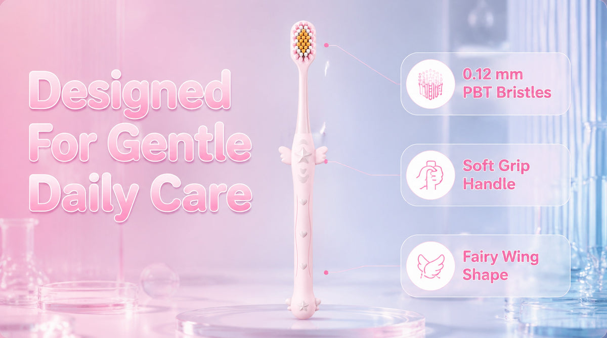 Dr.Beak Wide-Head Toothbrush 3-Pack | Extra Soft Bristles | Korean Design for Adults A+ 图片